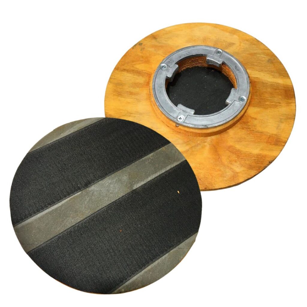 Suporte De Velcro Enceradeira Certec 350mm Flange HM MAQ