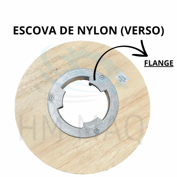 Escova de Lavar Enceradeira Industrial Schueller S-350 350mm Completa - Imagem 2