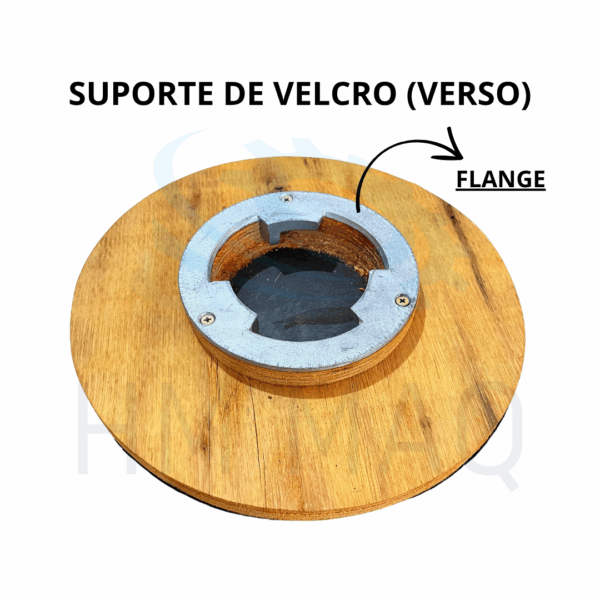 Suporte de Velcro Enceradeira Industrial Schueller S-350 350mm Completo - Imagem 2